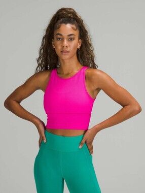 Lululemon Power Pivot Tank * Rib - Pow Pink